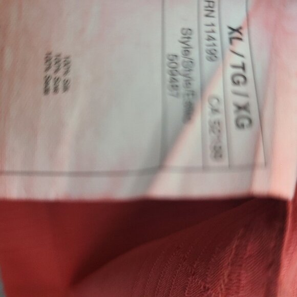 Quicksilver Silver Edition Hawaiian Shirt‎ Relaxed Fit XL Coral - Picture 6 of 8